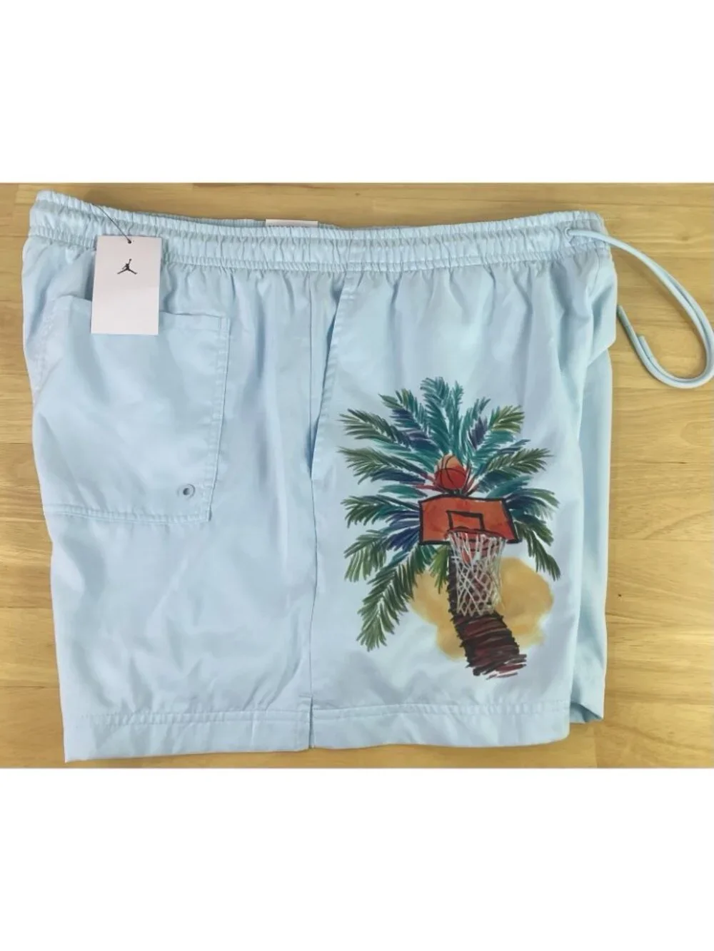 Nike Jordan Essentials Sea Glacier Blue Shorts - IB7276-474 - Men’s 2XL - NWT